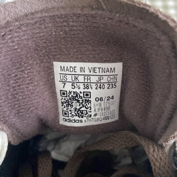 NWT Women's Adidas Handball Spezial Shoes Brown White - Picture 5 of 7